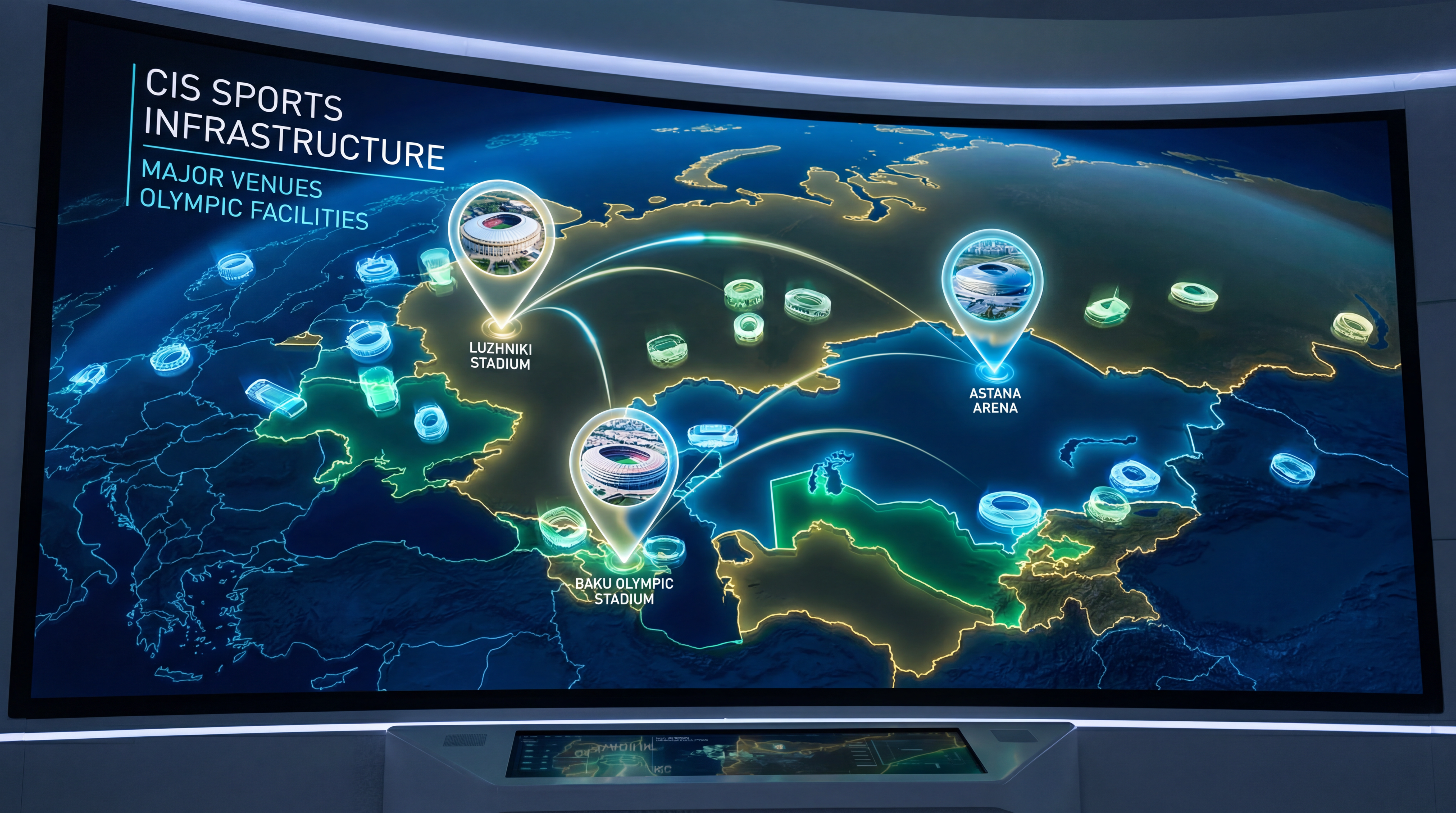 Карта спорта СНГ